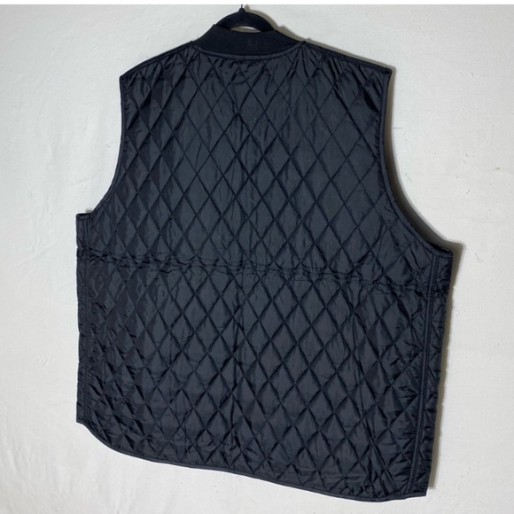 CX2 Black Quilted Zip Front Vest 3XL - Picture 12 of 13